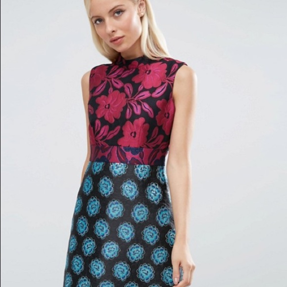 ASOS Mix and Match Jacquard Dress